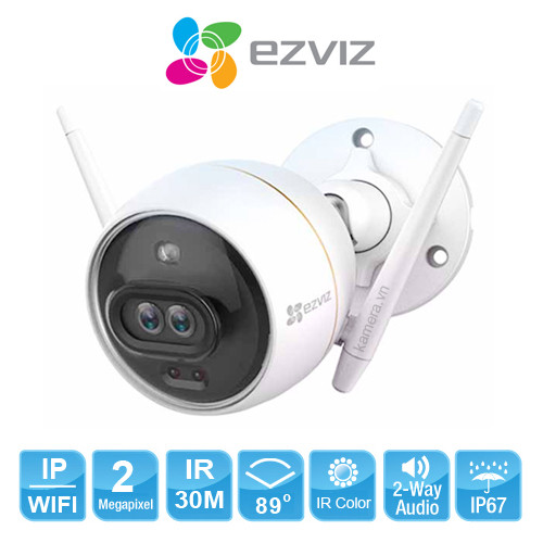 Ezviz CS-CV310-C3-6B22WFR (C3X) AI-Powered Dark-Fighter Duallens Camera