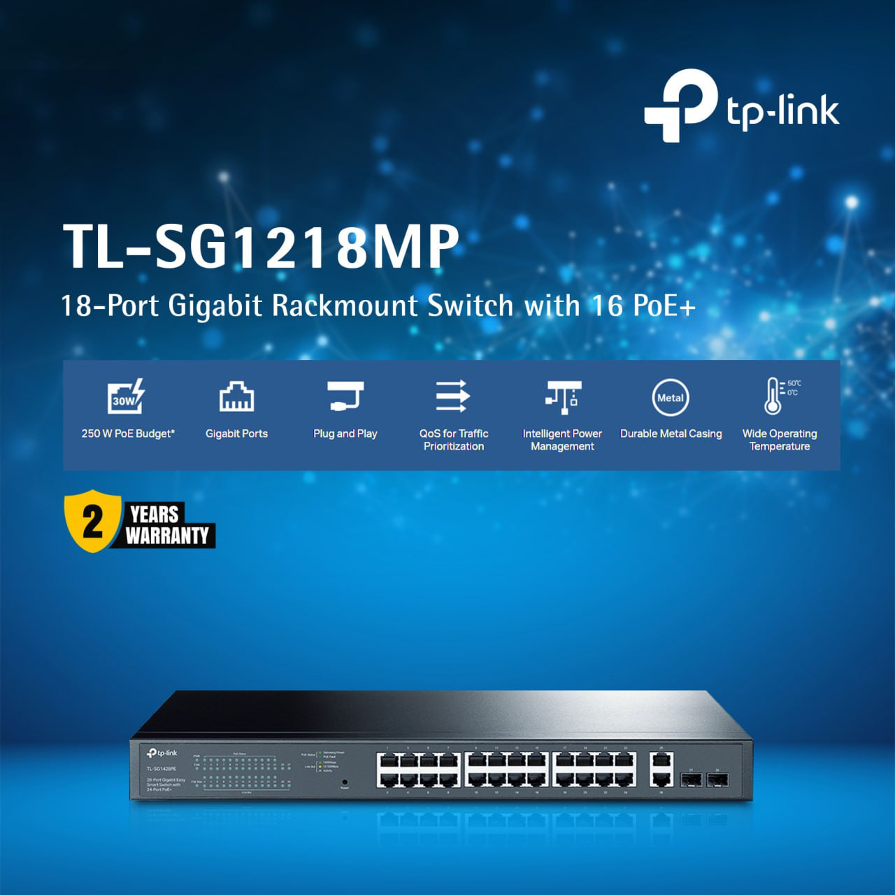 TP-Link TL-SG1218MP Switch